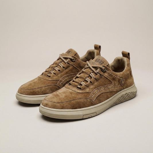 PLUXSTYLE::numise::mens-everyday-urban-sneakers::closeup-detail
