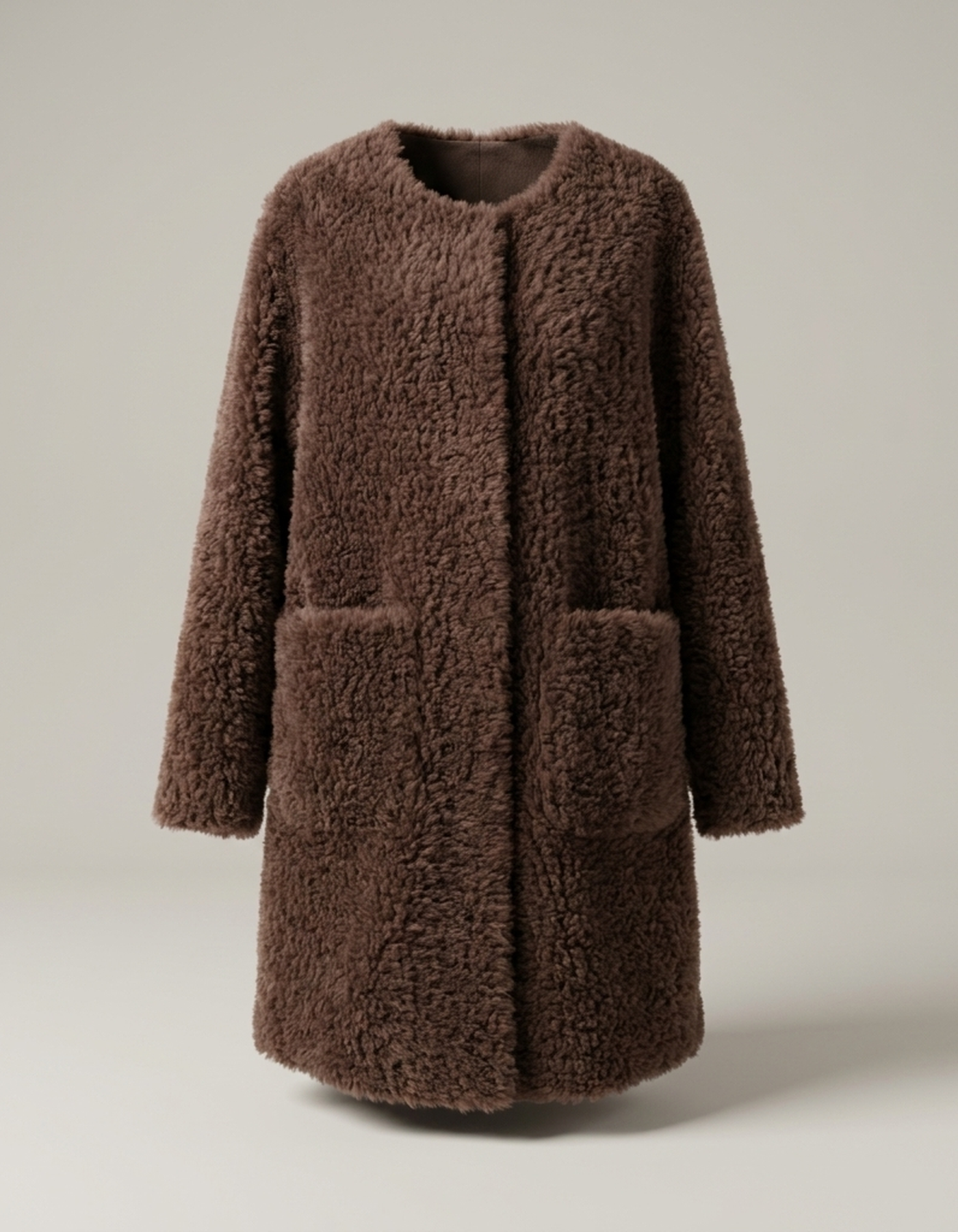 PLUXSTYLE::numise::alina-easy-fit-parka::pack-mocha-brown