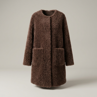 PLUXSTYLE::numise::alina-easy-fit-parka::pack-mocha-brown