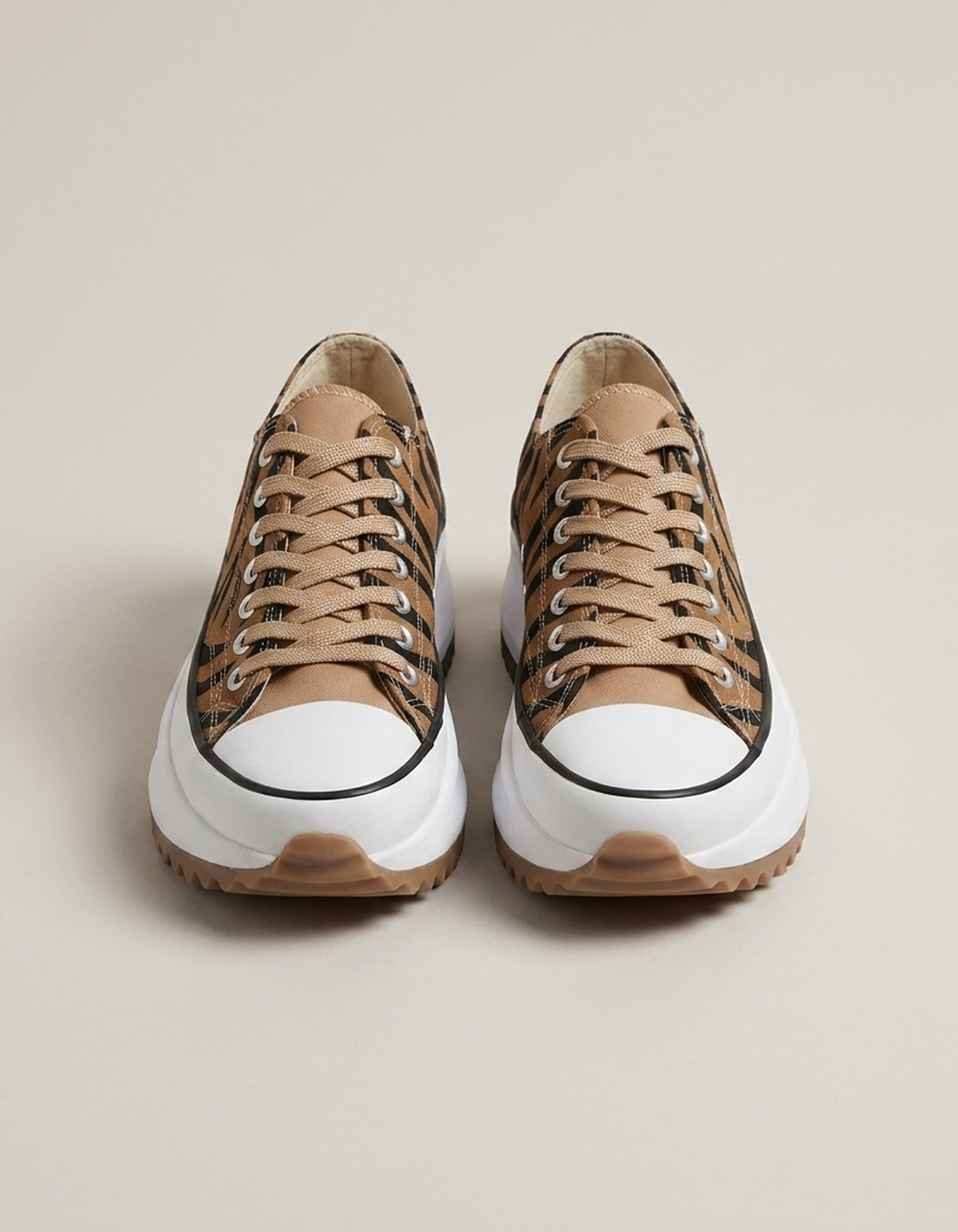 PLUXSTYLE::numise::comfort-slip-on-platform-sneakers::pack-tiger-stripe-print