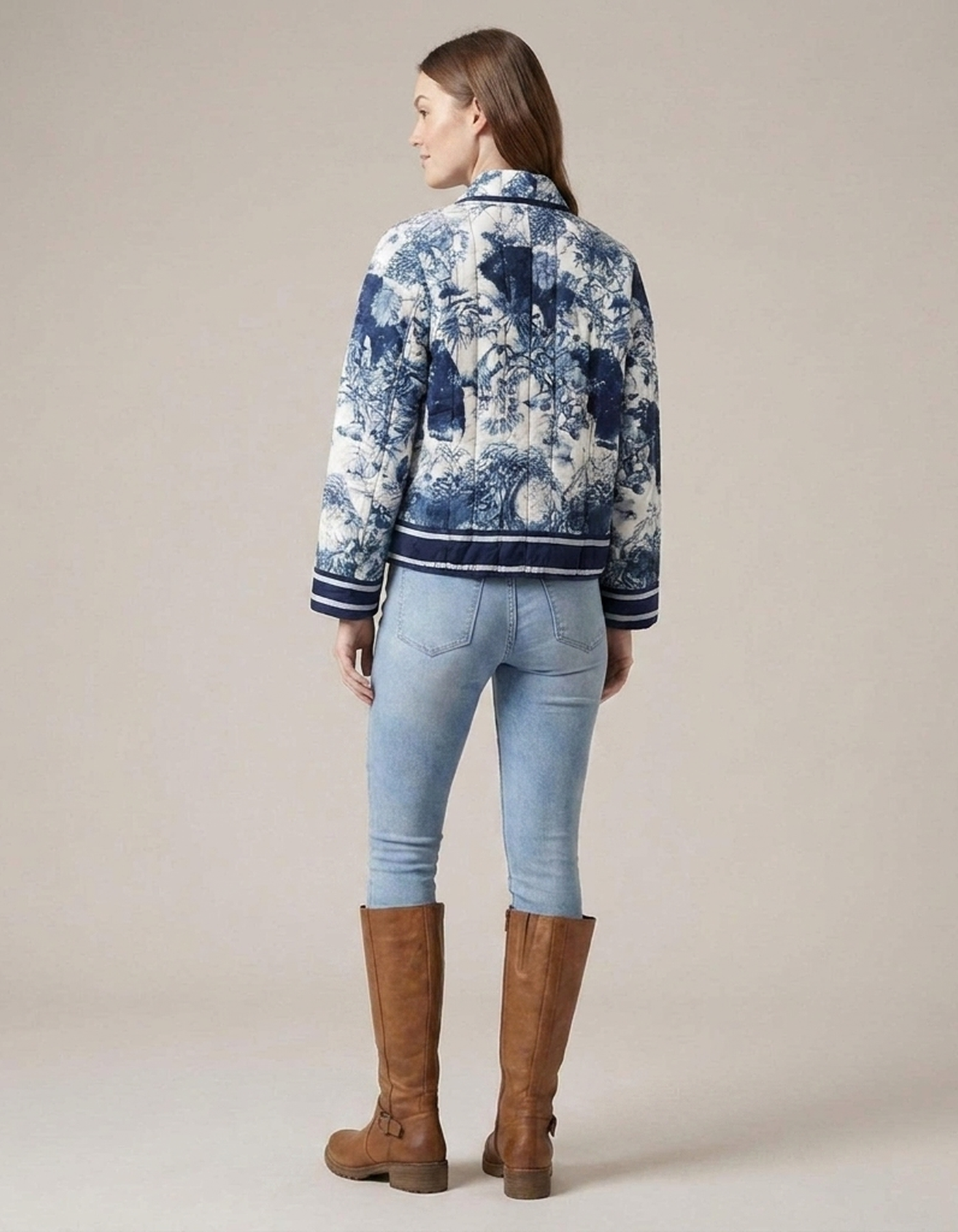 PLUXSTYLE::numise::aurielle-floral-parka::back