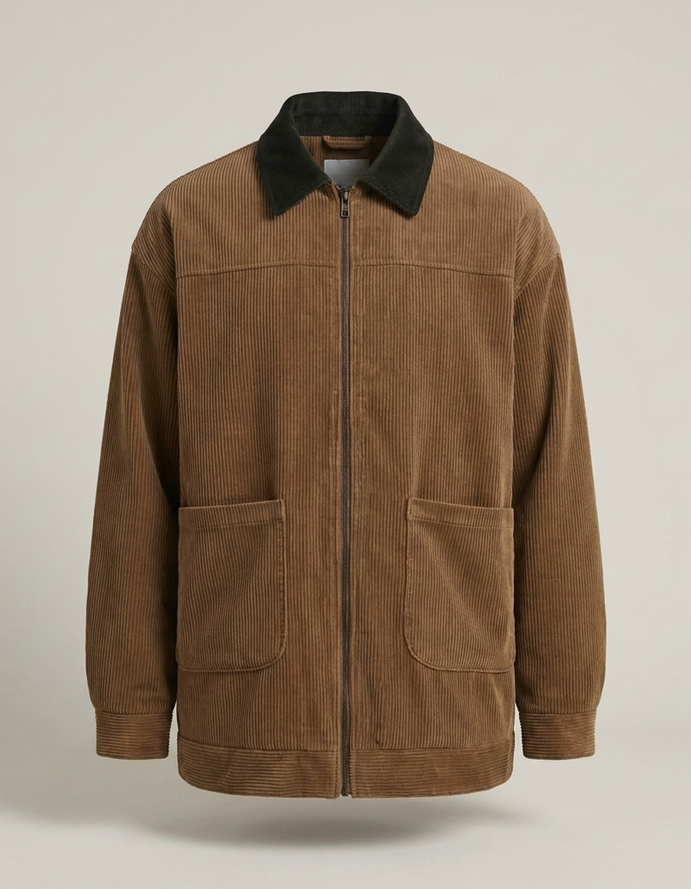 PLUXSTYLE::numise::mens-relaxed-bomber-parka::pack-coffee-brown