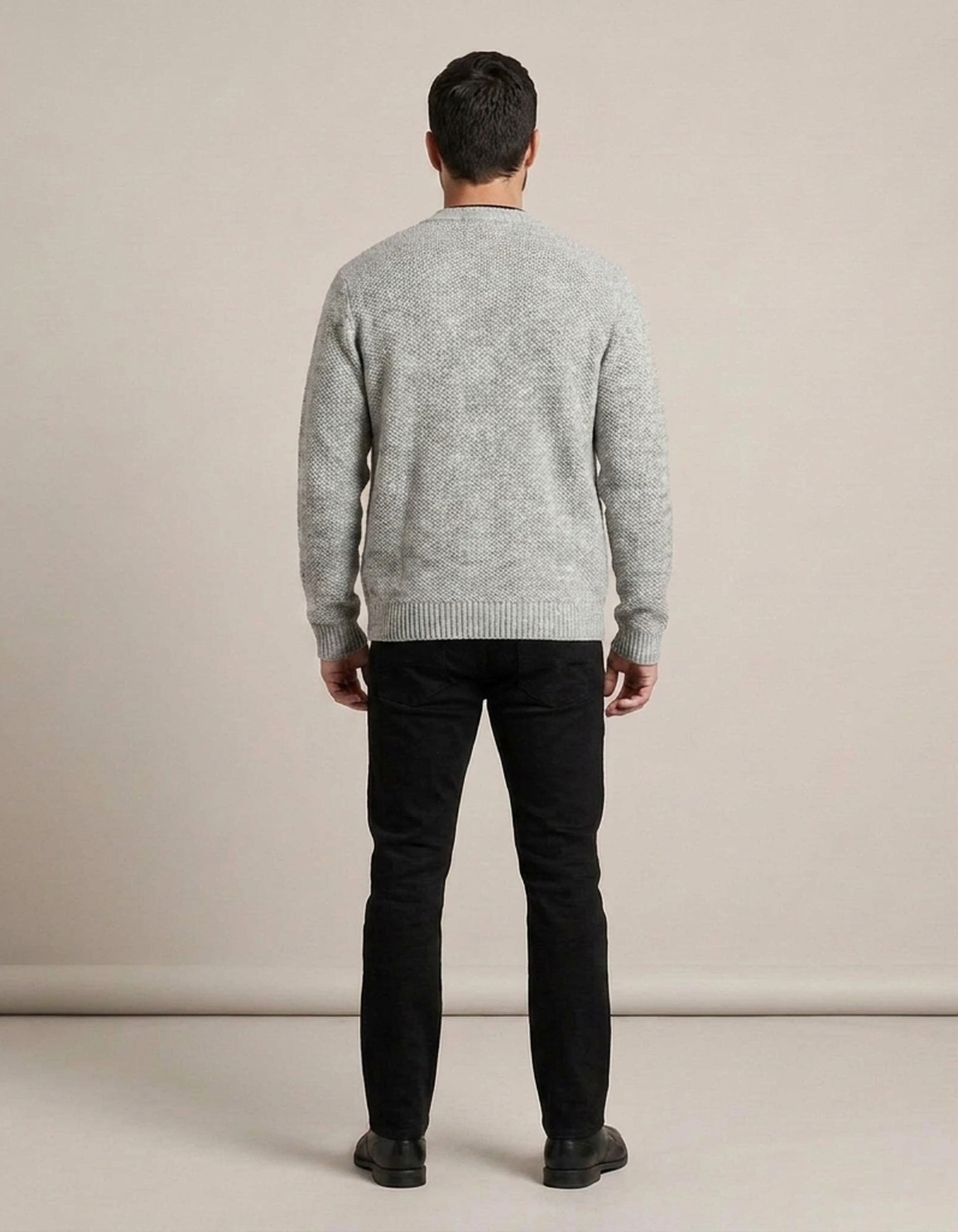 PLUXSTYLE::numise::mens-pocket-front-cardigan::back