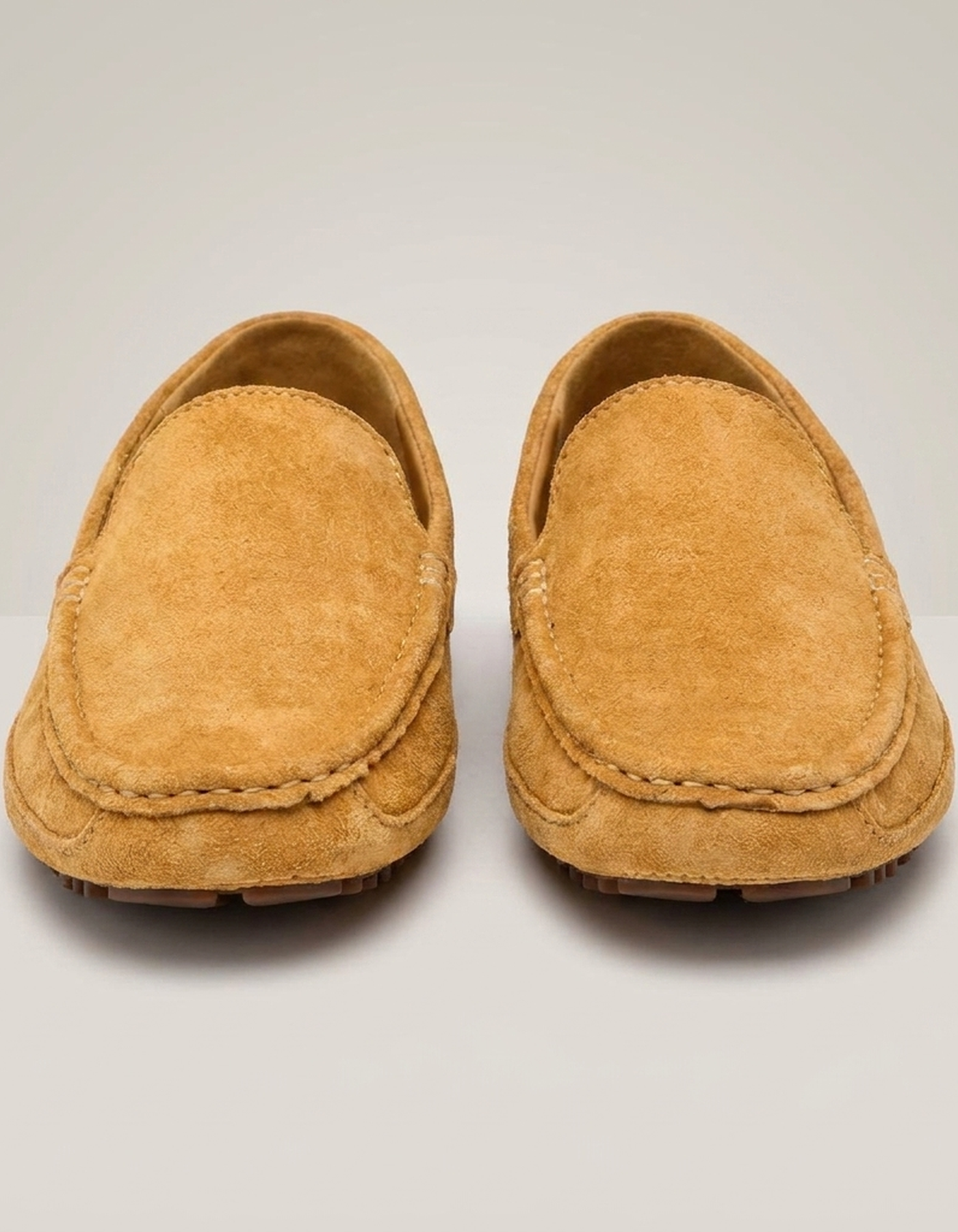 PLUXSTYLE::numise::mens-contrast-stitch-comfort-loafers::pack-camel