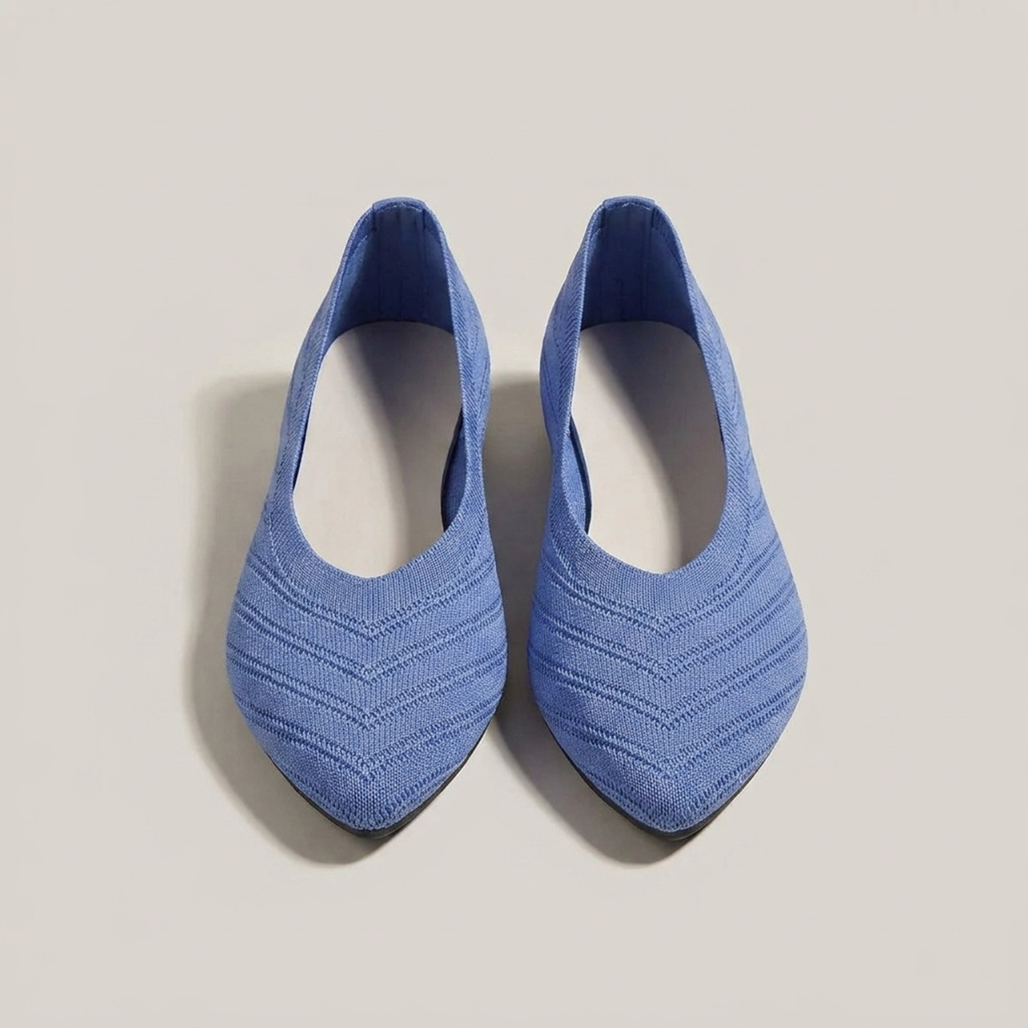 PLUXSTYLE::numise::womens-pointed-toe-ballet-footwear::pack-blue