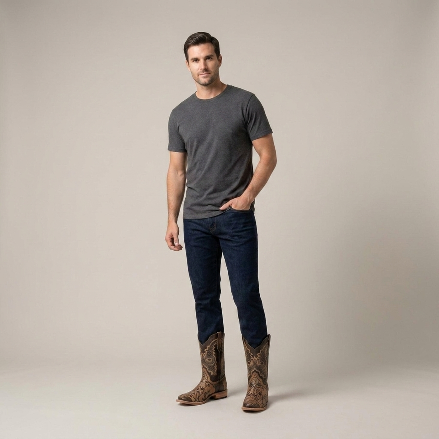PLUXSTYLE::numise::royal-flush-cowboy-boots::zoom-out