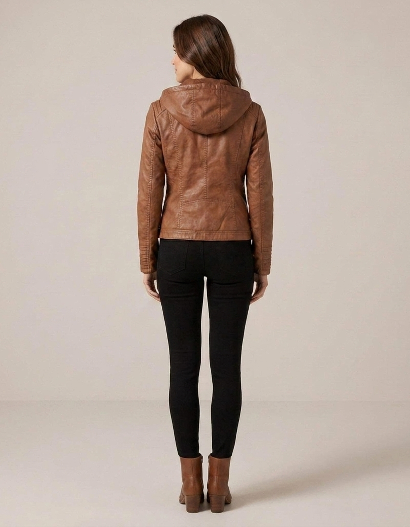 PLUXSTYLE::numise::womens-detachable-hood-parka::back