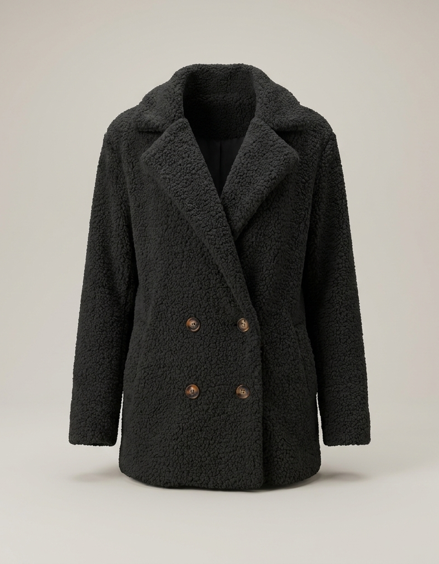 PLUXSTYLE::numise::womens-relaxed-double-breasted-parka::pack-black
