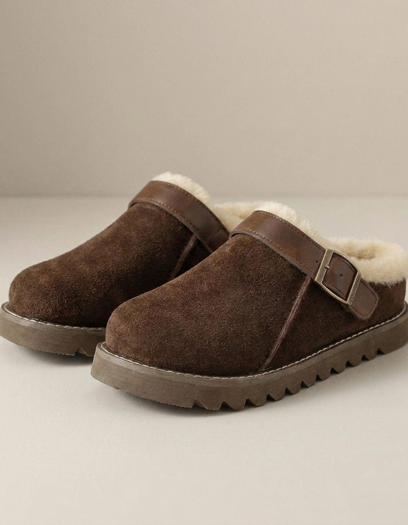 PLUXSTYLE::numise::ailani-cozy-winter-clogs::closeup-detail