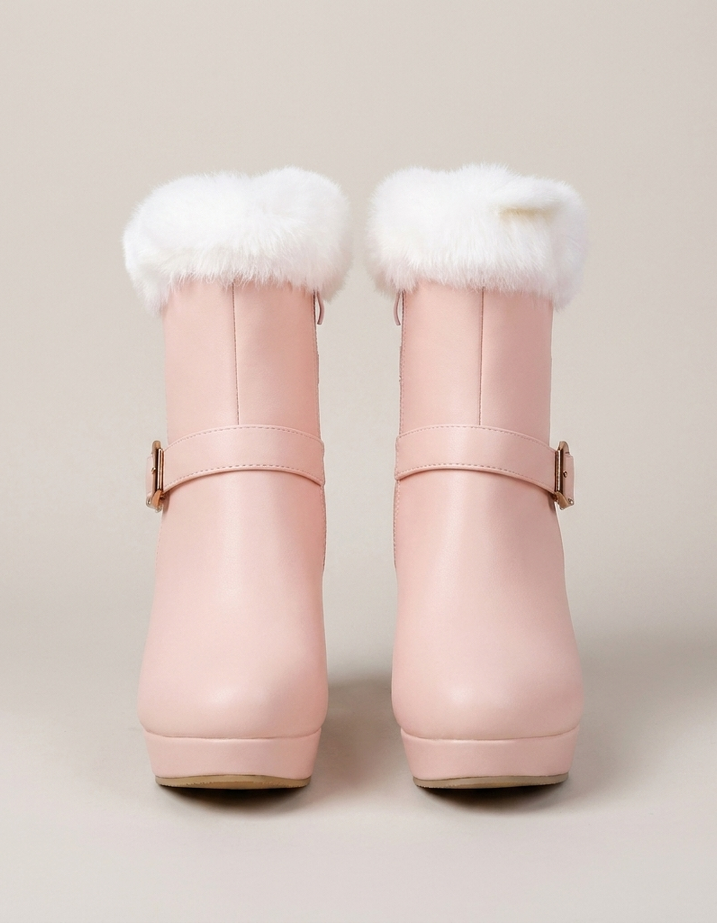 PLUXSTYLE::numise::cozy-platform-ankle-boots::pack-pink