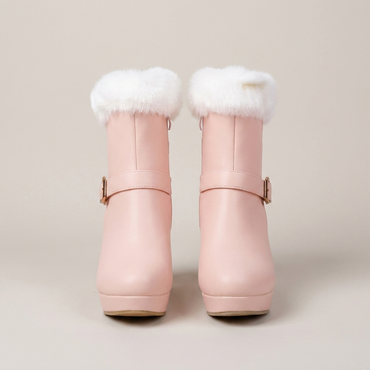 PLUXSTYLE::numise::cozy-platform-ankle-boots::pack-pink