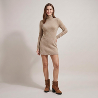 PLUXSTYLE::numise::adeline-relaxed-mini-dress::front