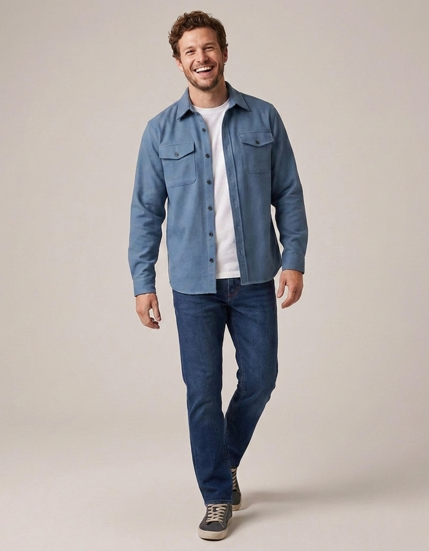 PLUXSTYLE::numise::mens-relaxed-utility-overshirt::front