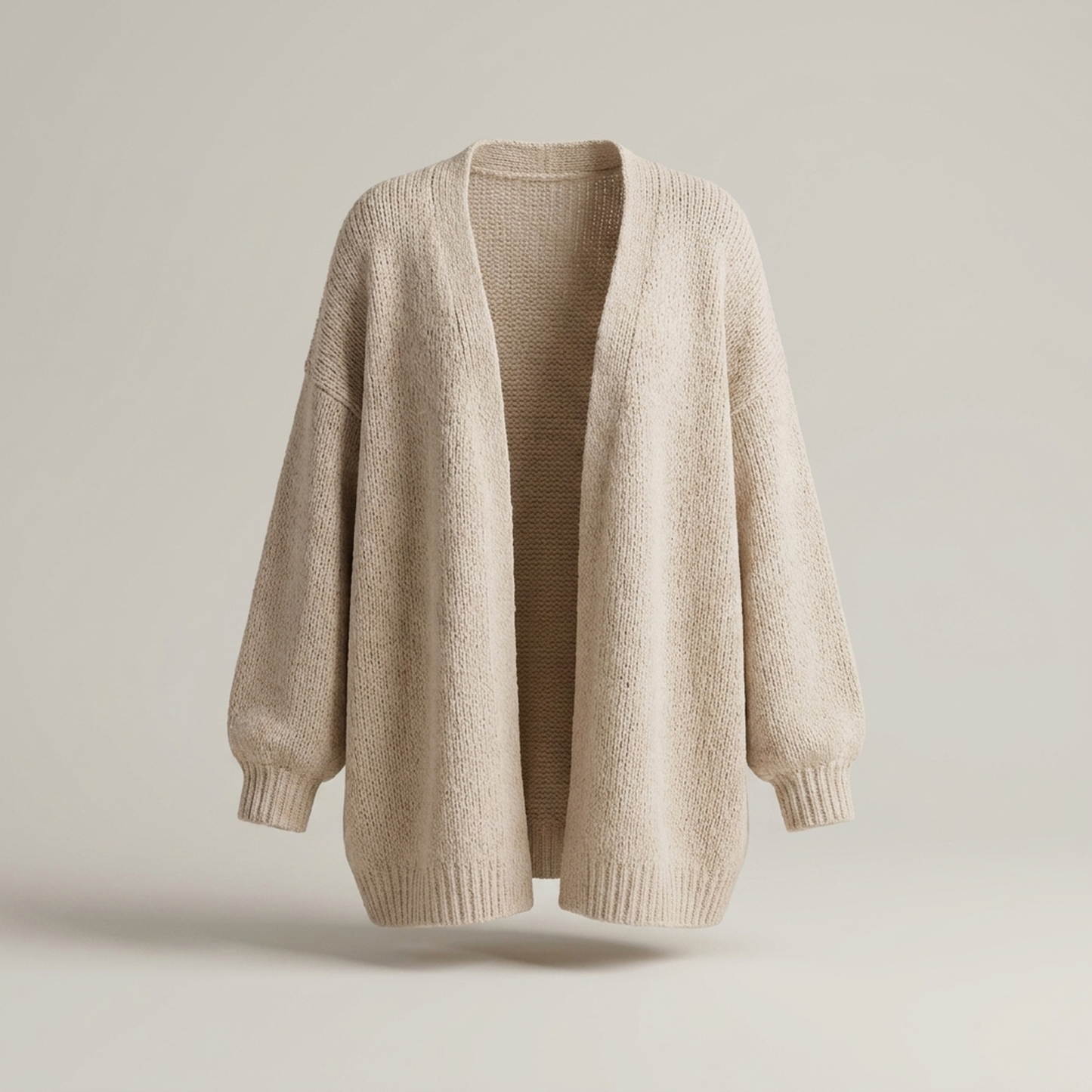 PLUXSTYLE::numise::oversized-maxi-cardigan::pack-beige
