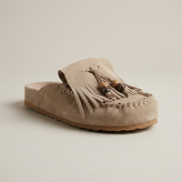 PLUXSTYLE::numise::joan-open-back-taupe-mules::closeup-hero