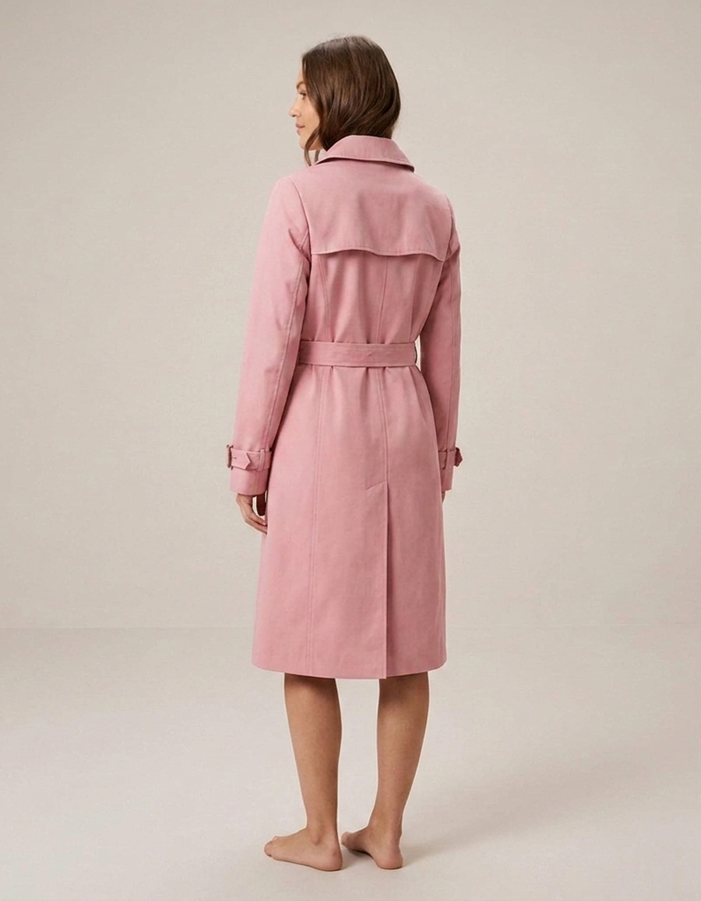PLUXSTYLE::numise::double-breasted-mid-length-parka::back
