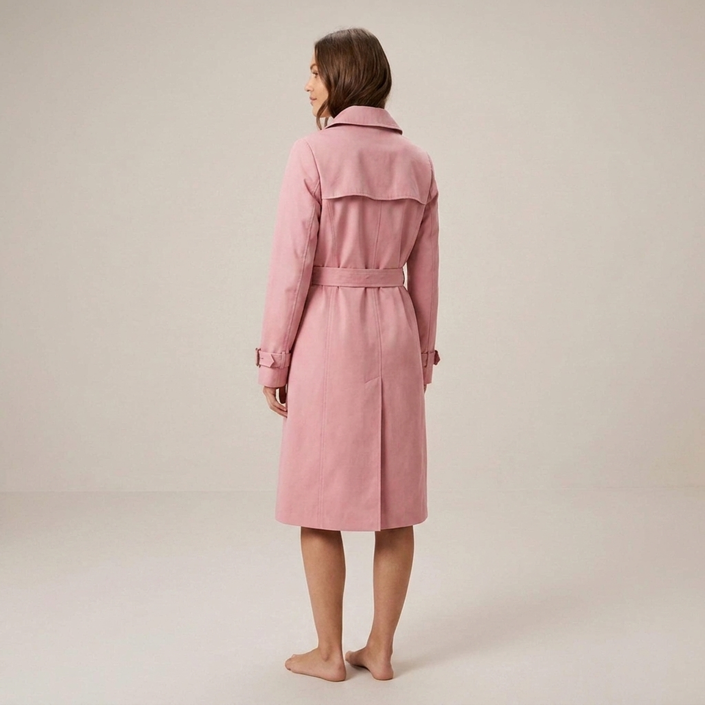 PLUXSTYLE::numise::double-breasted-mid-length-parka::back