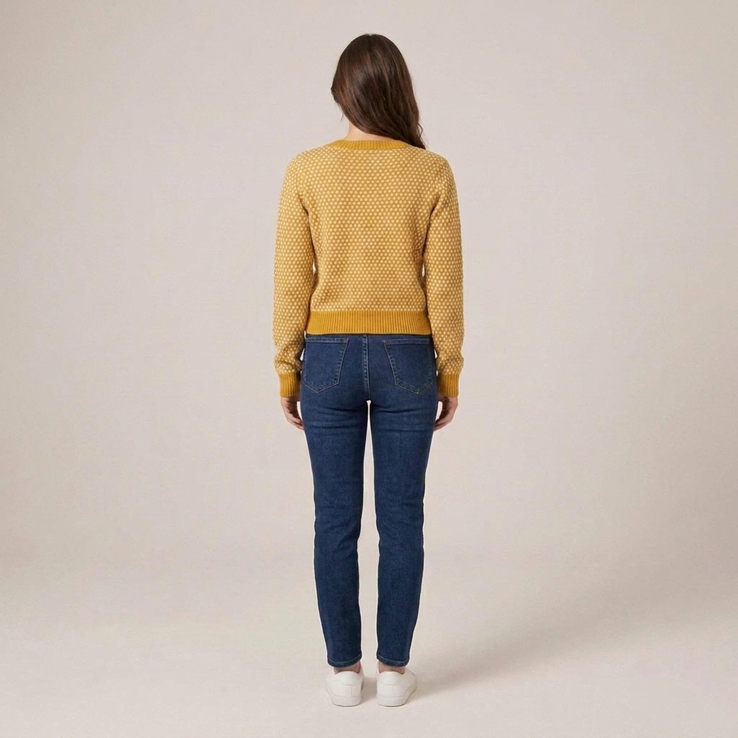 PLUXSTYLE::numise::amanda-button-front-cardigan::back