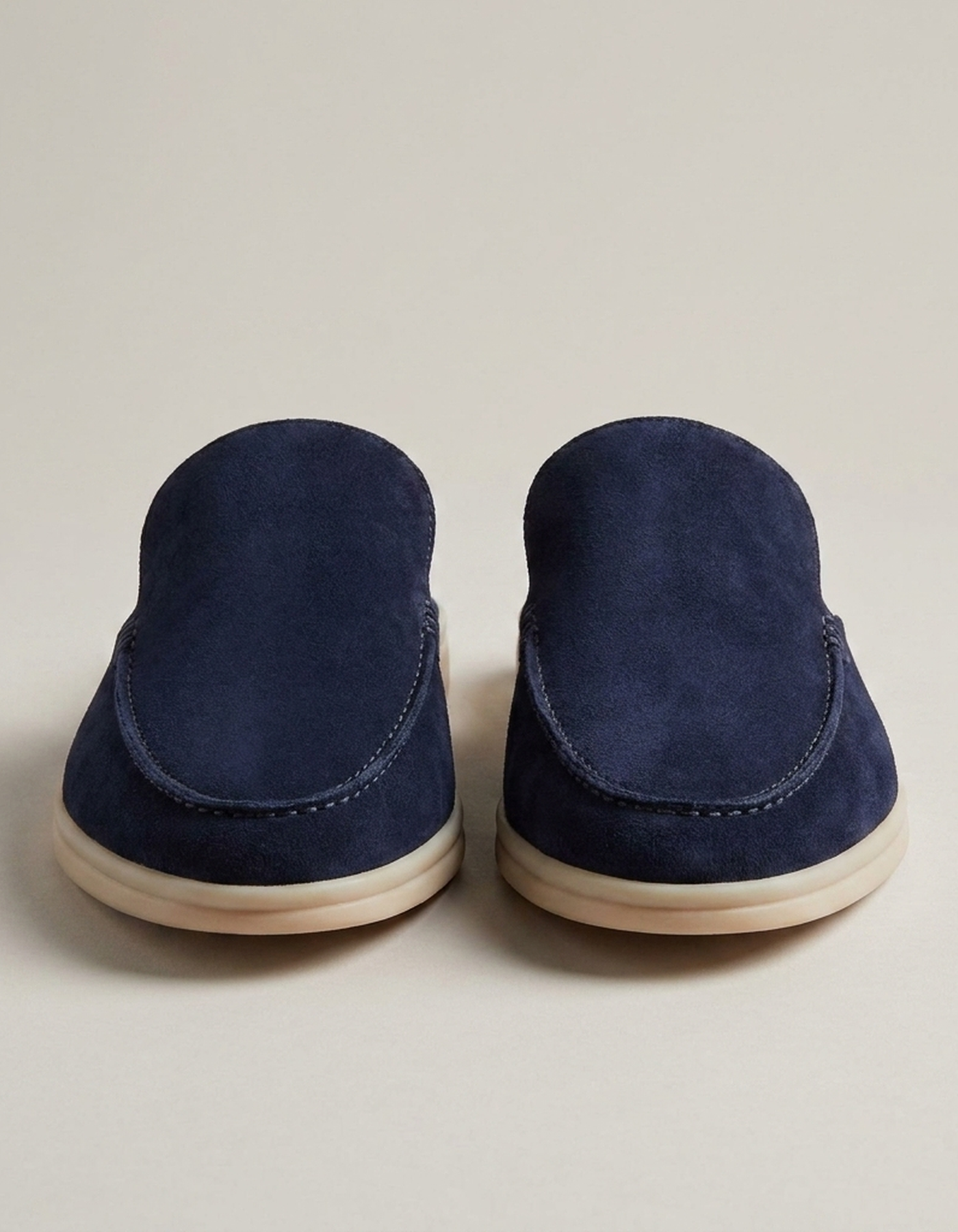 PLUXSTYLE::numise::mens-moc-toe-backless-loafers::pack-navy-blue