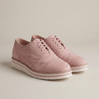 PLUXSTYLE::numise::wingtip-platform-oxford-shoes::closeup-detail