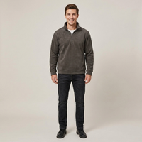 PLUXSTYLE::numise::mens-quarter-zip-parka::front