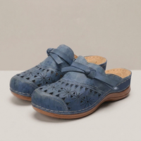 PLUXSTYLE::numise::womens-adjustable-everyday-clogs::closeup-detail