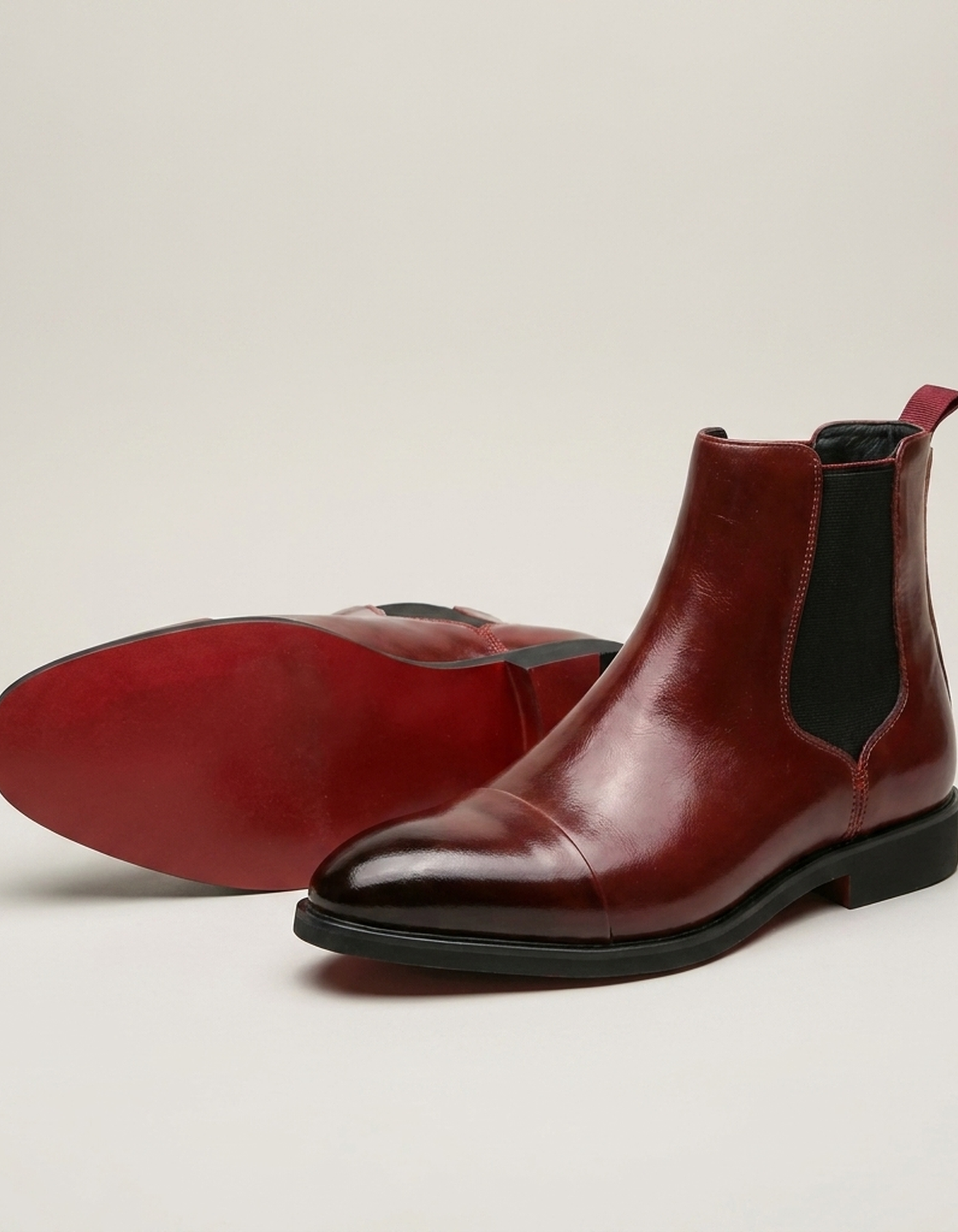 PLUXSTYLE::numise::mens-pointed-toe-chelsea-boots-2::pack-red