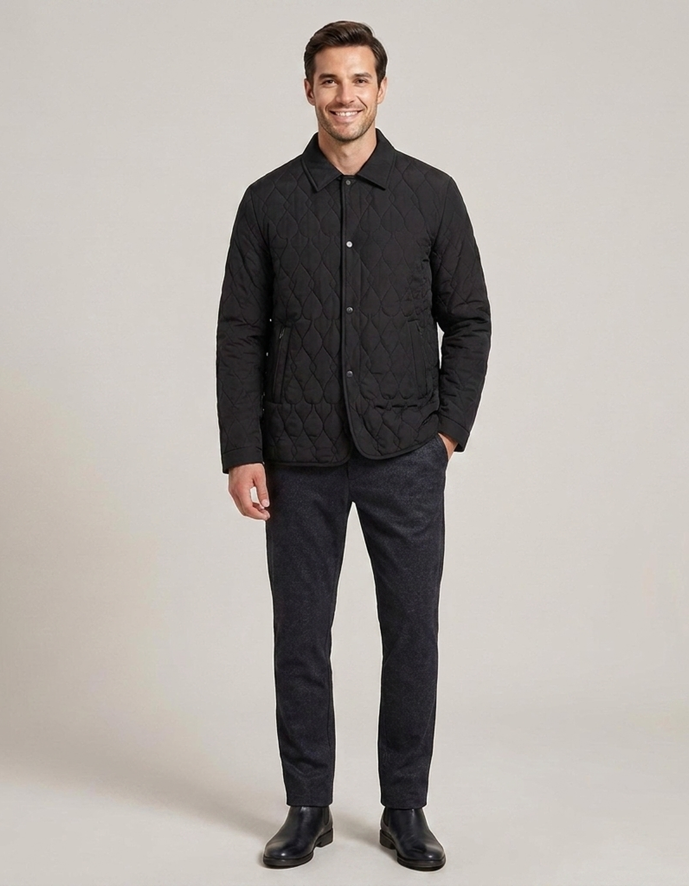 PLUXSTYLE::numise::mens-diamond-quilted-parka-1::front