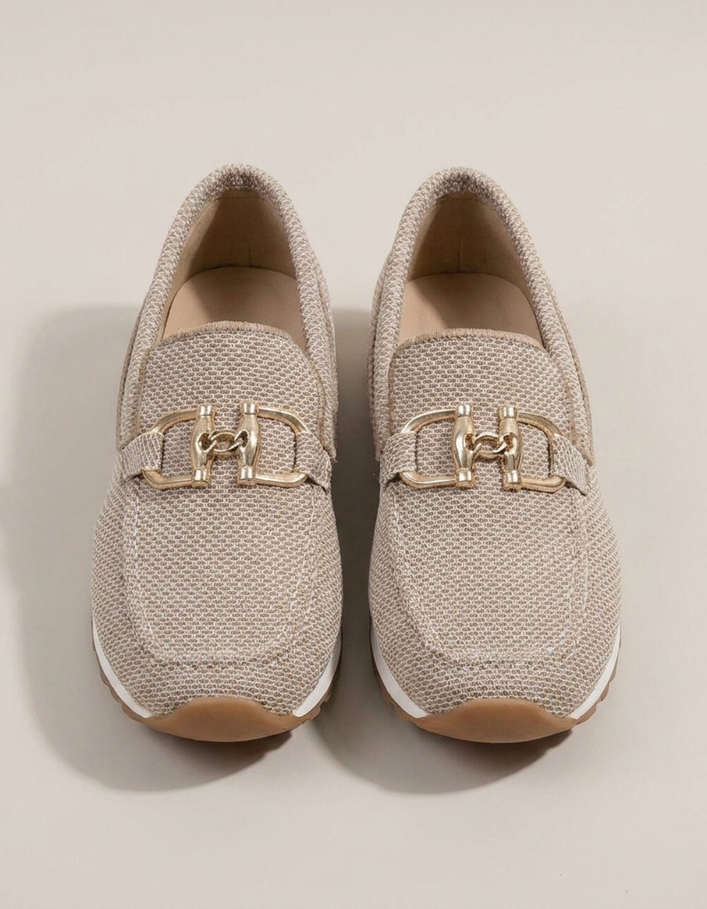 PLUXSTYLE::numise::womens-buckle-comfort-footwear::pack-beige
