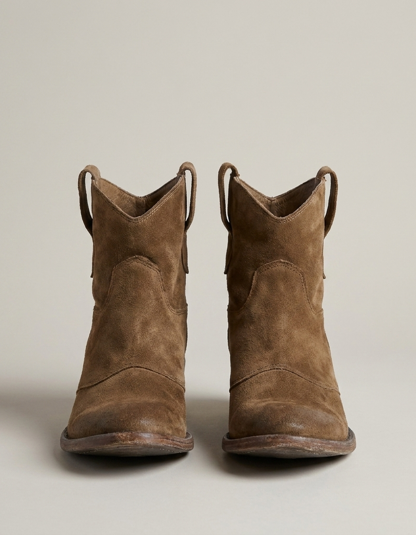 PLUXSTYLE::numise::alessia-western-ankle-boots::pack-brown