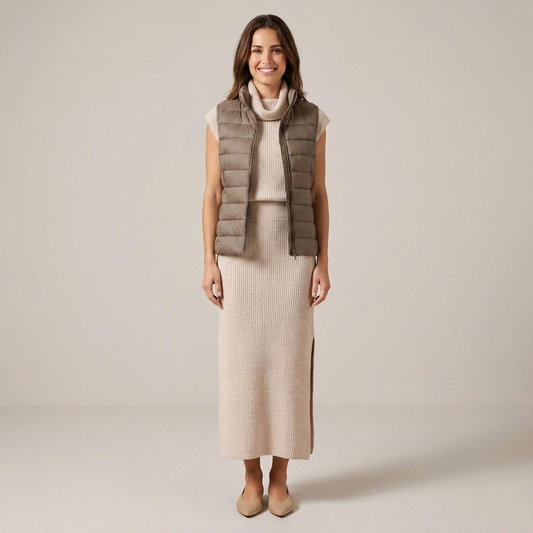 PLUXSTYLE::numise::belgrave-slim-fit-puffer-vest::front