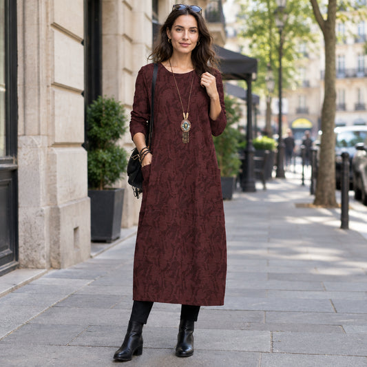 Relaxed Pocket Maxi Dress