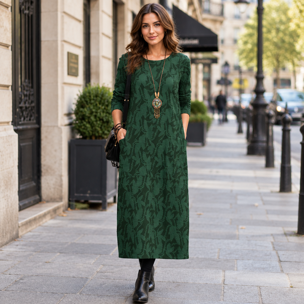 Relaxed Pocket Maxi Dress