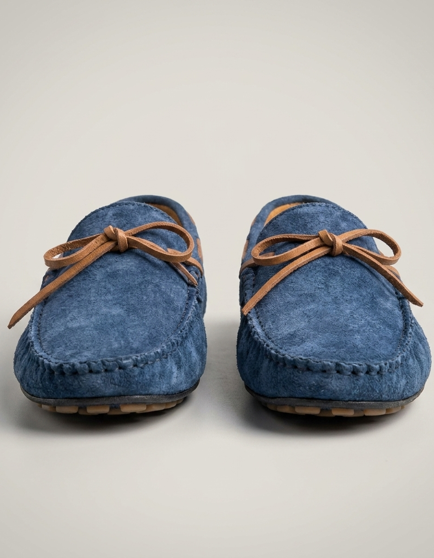 PLUXSTYLE::numise::mens-bow-lace-driving-loafers::pack-blue