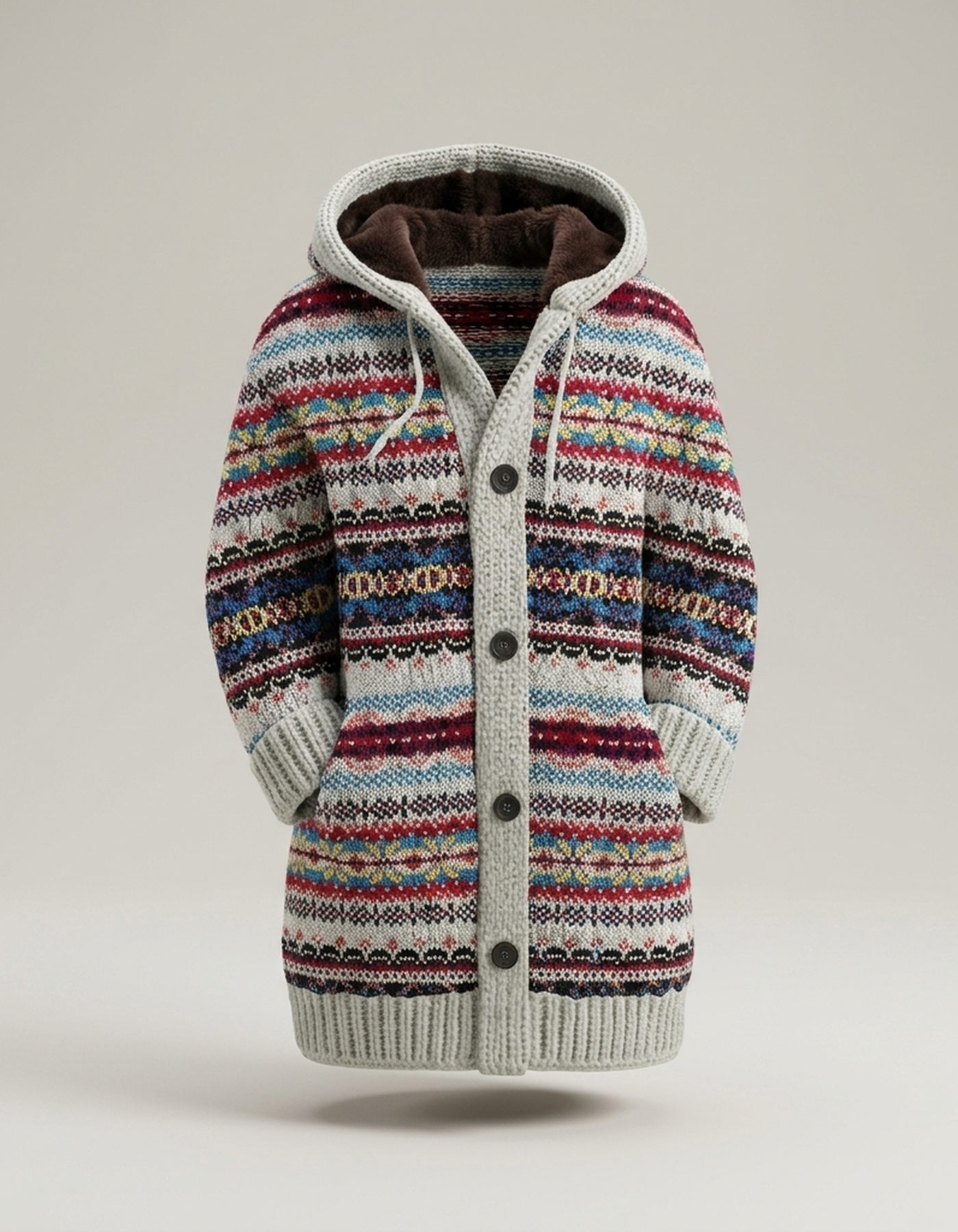 PLUXSTYLE::numise::fair-isle-hooded-table::pack-hero