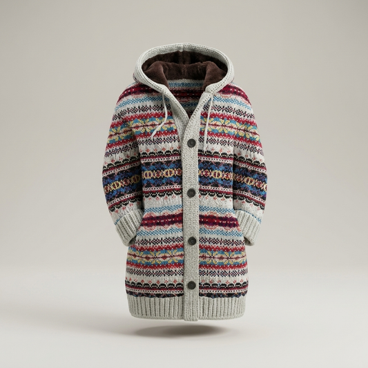 PLUXSTYLE::numise::fair-isle-hooded-table::pack-hero