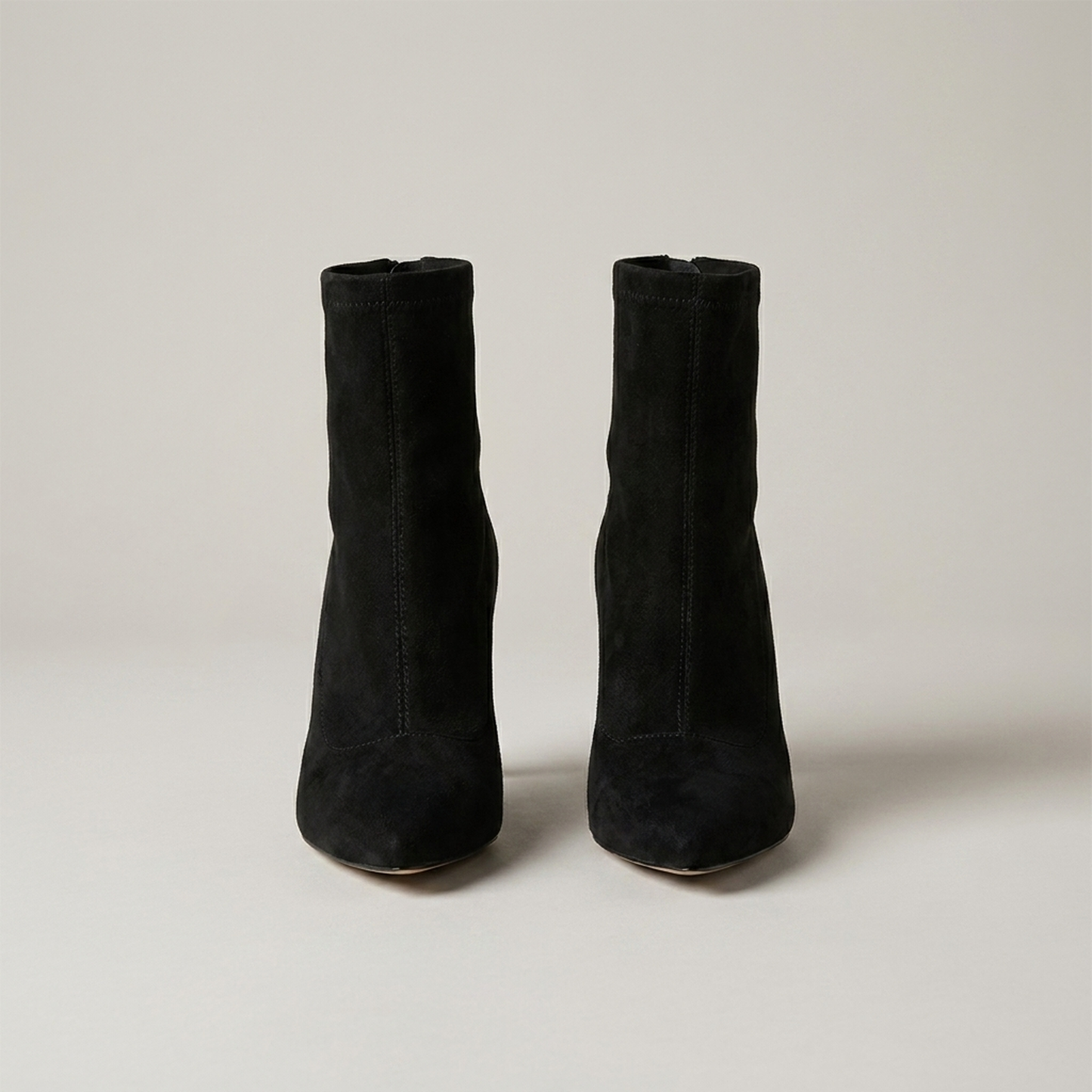 PLUXSTYLE::numise::womens-everyday-zip-ankle-boots::pack-black