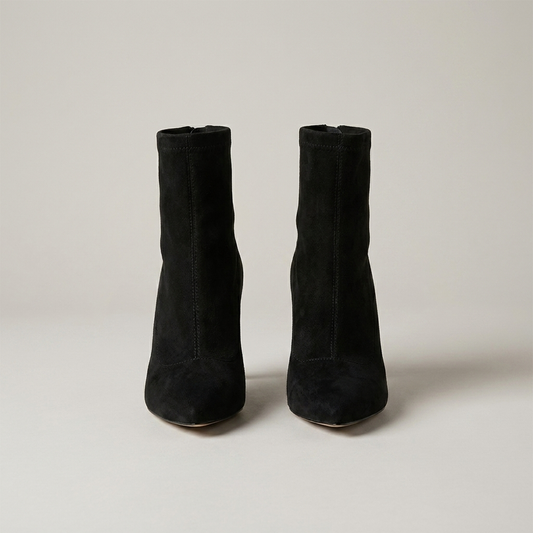 PLUXSTYLE::numise::womens-everyday-zip-ankle-boots::pack-black