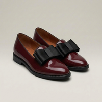 PLUXSTYLE::numise::womens-flexible-sole-loafers::closeup-detail