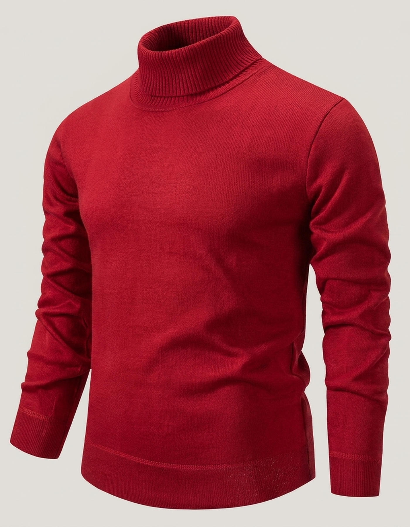 PLUXSTYLE::numise::mens-classic-turtleneck-sweater::pack-red