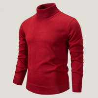 PLUXSTYLE::numise::mens-classic-turtleneck-sweater::pack-red