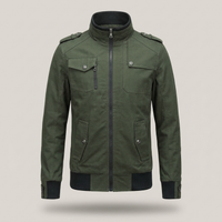 PLUXSTYLE::numise::mens-everyday-zip-up-parka::pack-green