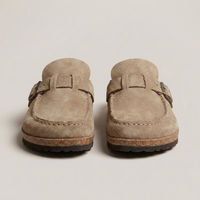 PLUXSTYLE::numise::evi-comfort-mule-sandals::closeup-detail