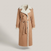 PLUXSTYLE::numise::clemence-belted-parka::pack-apricot