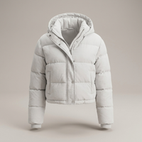 PLUXSTYLE::numise::arielle-cropped-hooded-parka::pack-white