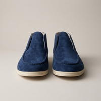 PLUXSTYLE::numise::harbor-high-cut-loafers::pack-navy-blue