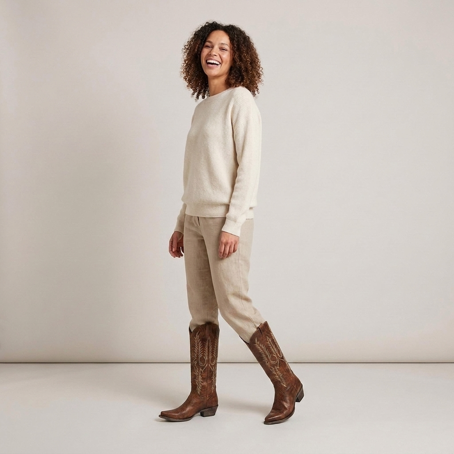 PLUXSTYLE::numise::embroidered-western-knee-high-boots::zoom-out