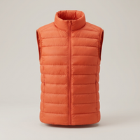 PLUXSTYLE::numise::everyday-sleeveless-parka::pack-orange