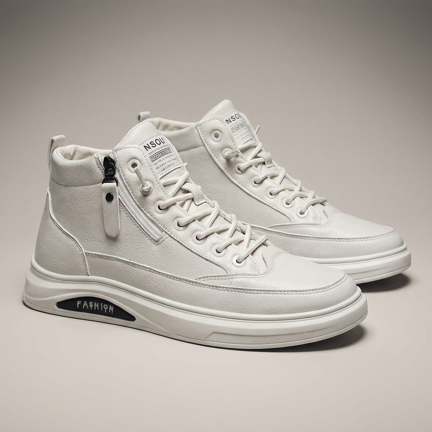 PLUXSTYLE::numise::mens-lace-up-comfort-boots::pack-white