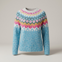PLUXSTYLE::numise::evelina-relaxed-fit-sweater::pack-light-blue